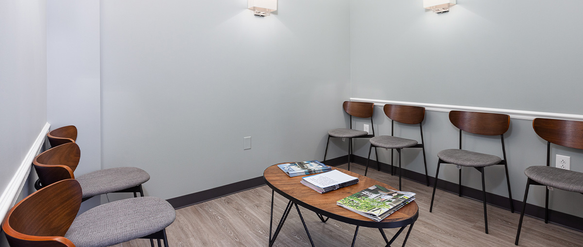 Commons area in Maryland Farms office